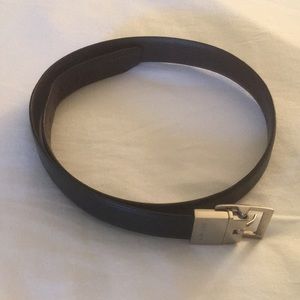 Dockers Black Leather Belt 30-32